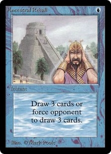 Ancestral Recall Keeper Custom Cards